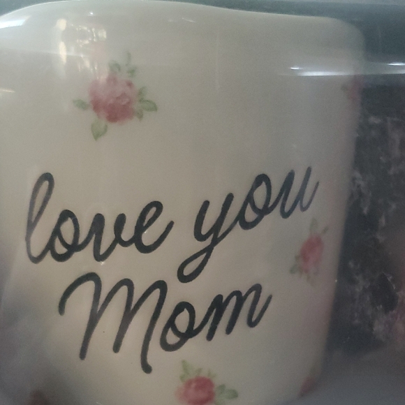 Love You Mom Mug and Frame Set - Cream and Pink - Picture 2 of 4